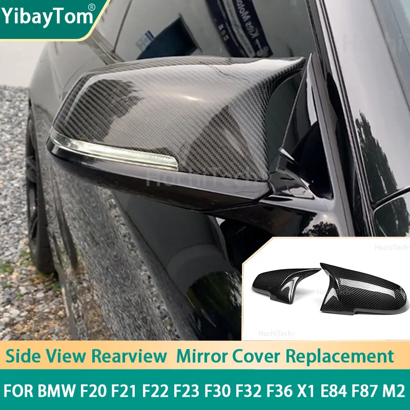 Real Carbon fiber RearView Side Mirror Cover For BMW 1 2 3 4 X Series F20 F21 F22 F23 F30 F32 F36 X1 E84 F87 M2 accessories