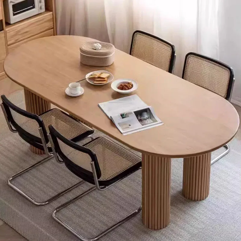 High Restaurant Dining Table Mobile Kitchen Study Modern Luxury Living Room Dining Table Designer Muebles Commercial Furniture