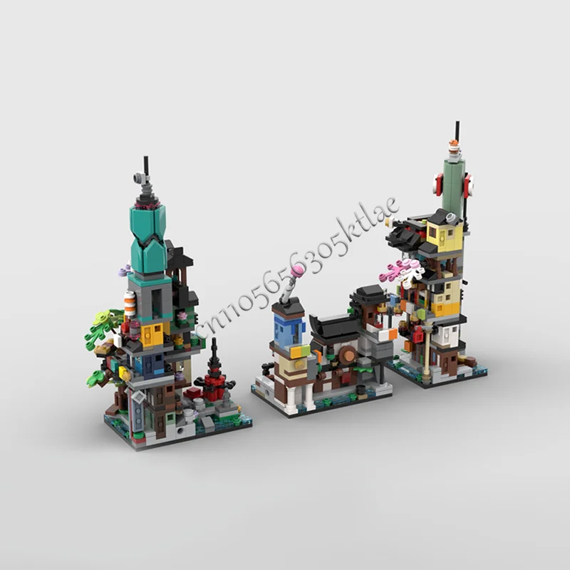 1625 Parts Colorful Building Block Set Modular Creative Tech Inspired Scene Bricks Children's DIY Assembly Toys Birthday Gift