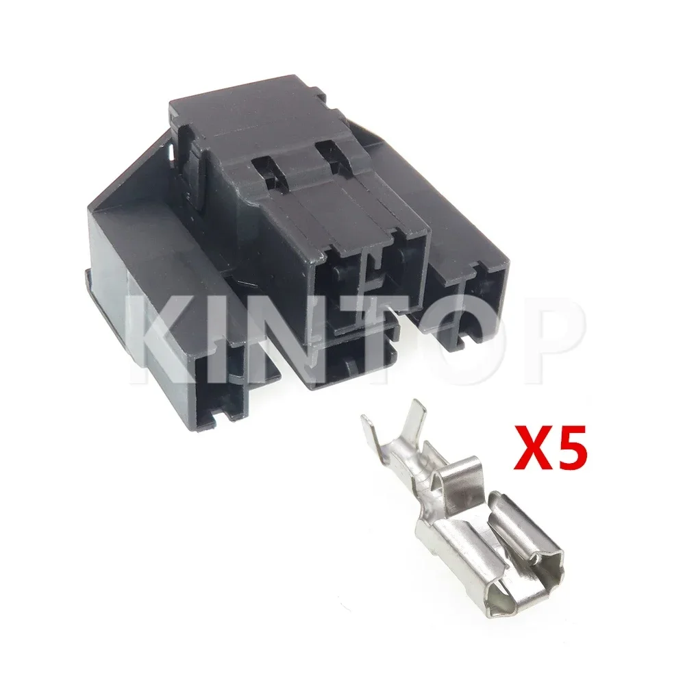 1 Set 5 Pins AC Assembly Car Socket with Wires 443972995 Auto Large Current Wire Cable Connector 928720-1