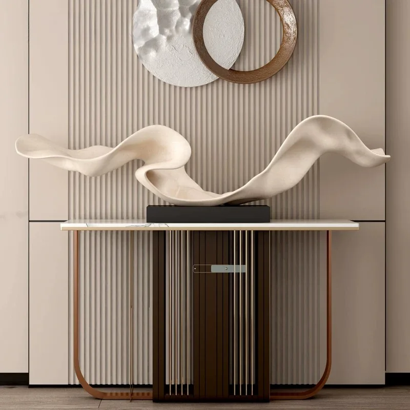 Modern Abstract Art Large Sculpture Entrance Decoration Villa Hotel Lobby Soft Decoration Crafts