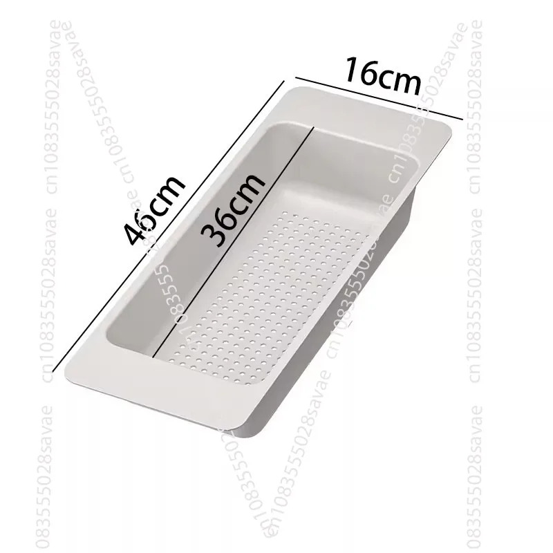 

Household water filter basket, plastic sink drainer, wash basin for vegetables and dish basin