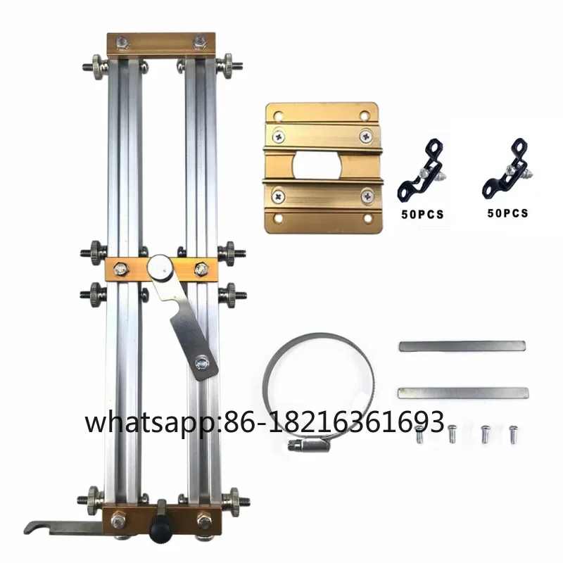 

Invisible 2-in-1 connector full and half way furniture cabinet concealed trimming machine slotting auxiliary tool