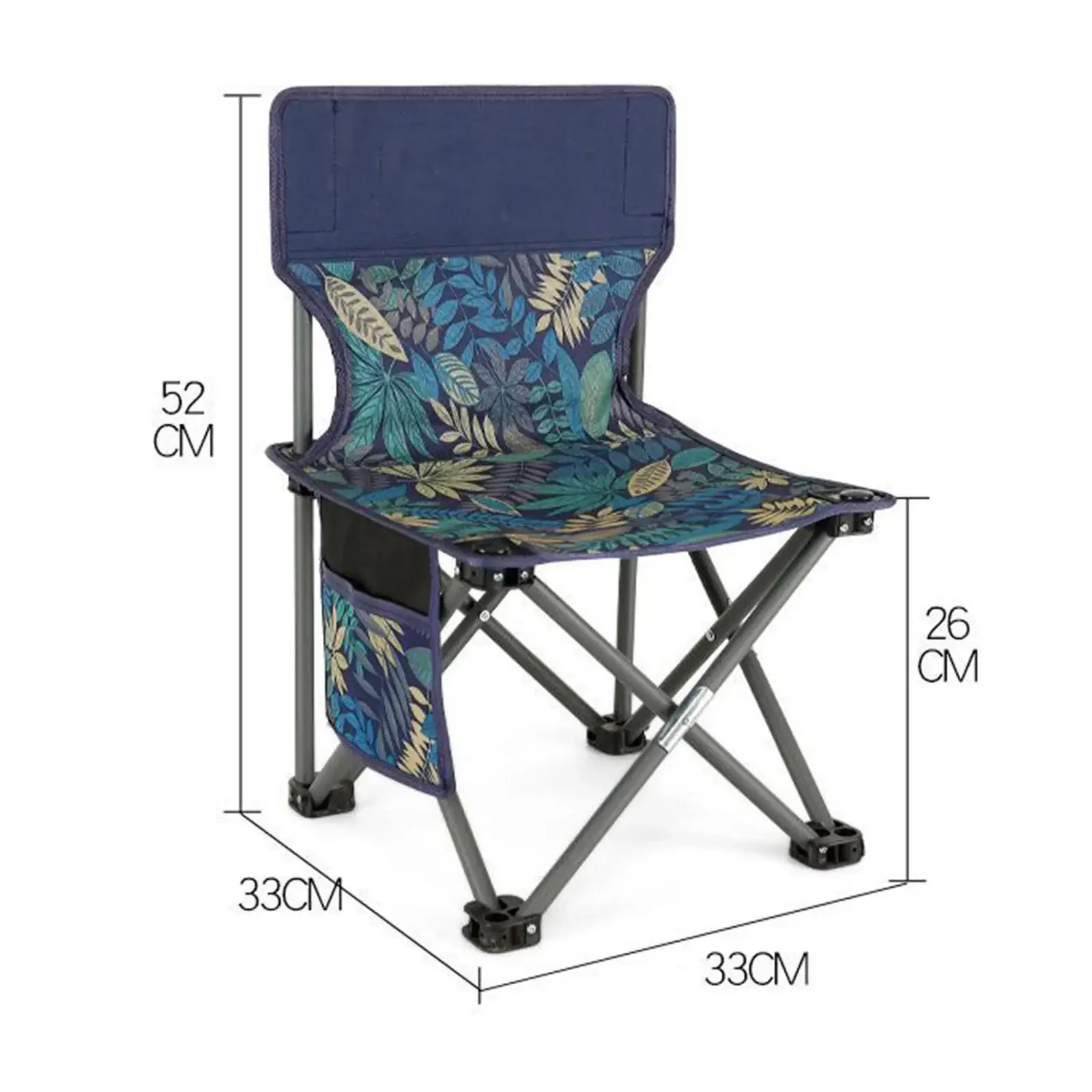 Folding Chair Outdoor  Portable Camping Chair  Park Hiking Lawn