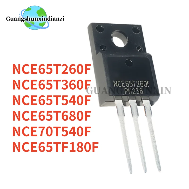 10PCS Brand New NCE65T260F NCE65T360F NCE65T540F NCE65T680F NCE65TF180F NCE70T540F TO-220 In Stock