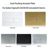 Dual Flushing Actuator Plate for Geberi SIGMA01 Toilet Concealed Cisterns Wall-mount Tanks Flush Pannels Replacement Part