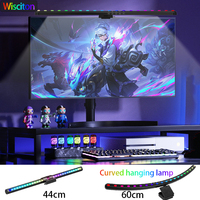 Monitor Light Bar RGB Led Computer Screen Hanging Lights Dimming Desk lampLamp Reading Gaming Table Lighting For Game/Study/Work