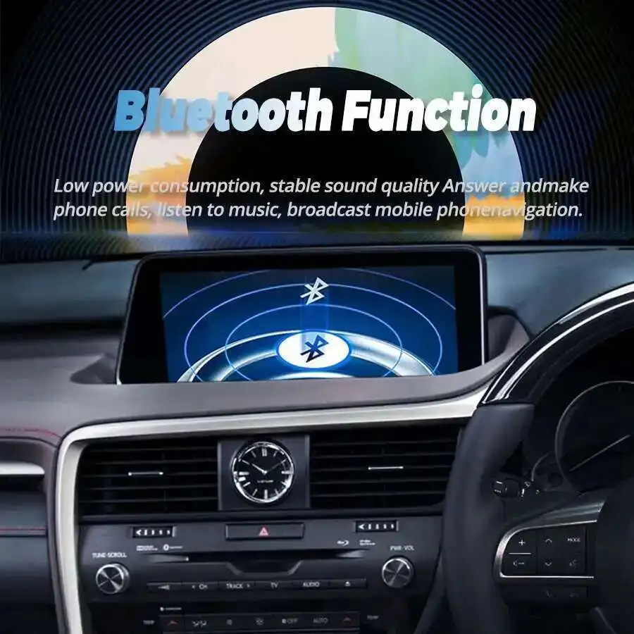 12.3 Inch Qualcomm Navi Screen GPS Car Video Player For Lexus Rx450h RX200t RX350 RX300 RX 450H 200t 350 300 Android 14 Carplay