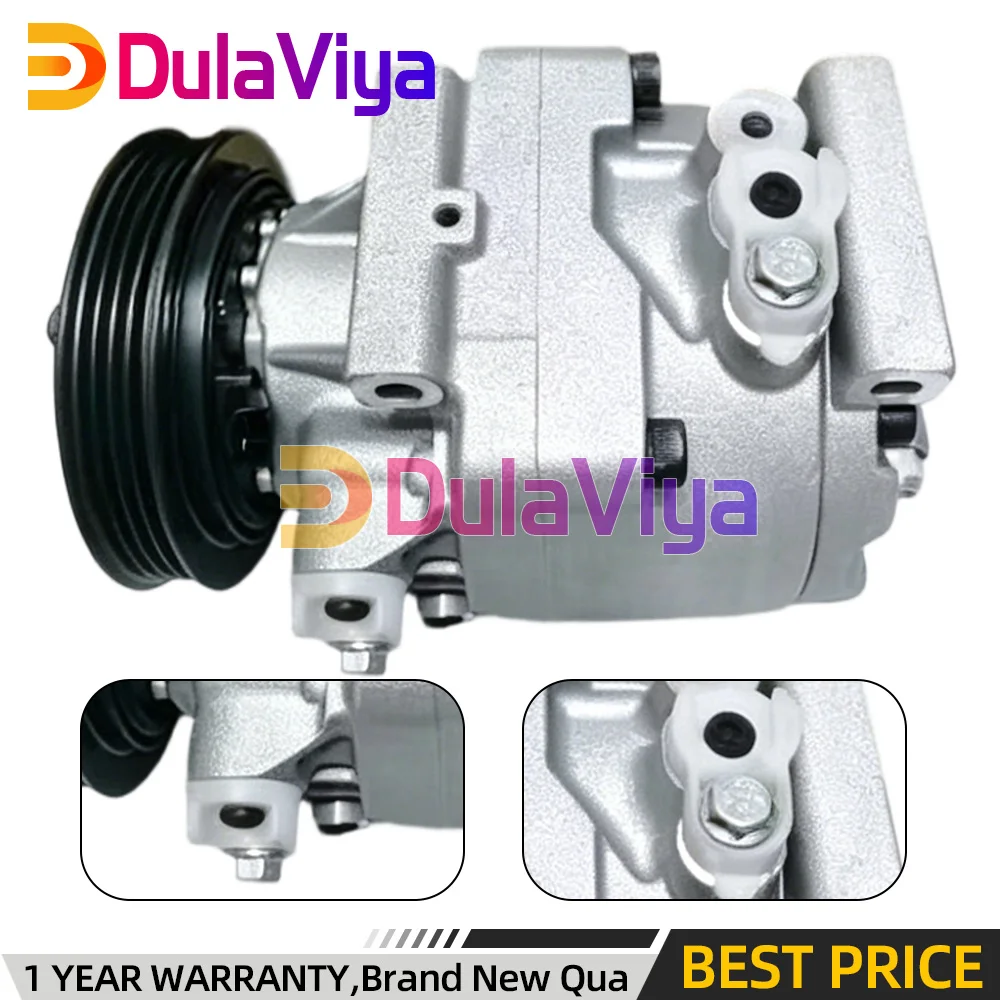 SC08C AC Compressor with 4 Grooves Pulley For 1998-1999 MAZDA MX-5 MX5 NB MK2 4421000221 442100-0223 442100-0221 N053-61-450B