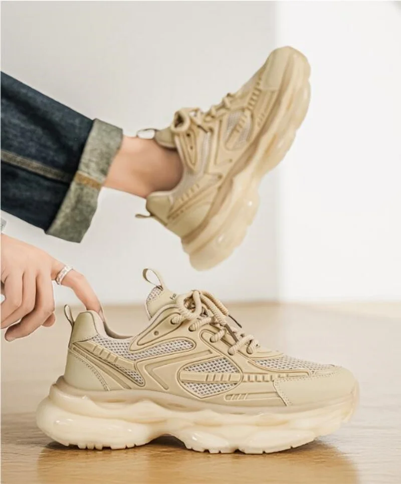 2026 Men's speed casual sneakers spring summer new soft-sole anti-slip breathable outdoor running shoes Youth sports shoes