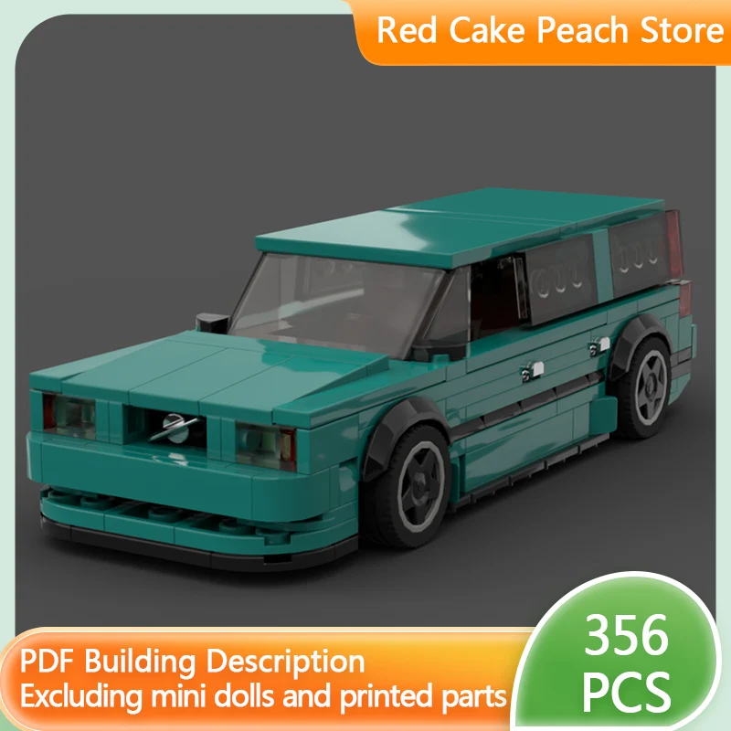 

Speed Racing Car Model MOC Building Bricks 850 Station Wagon Modular Technology Children Holiday Gifts Assemble Toys Suit