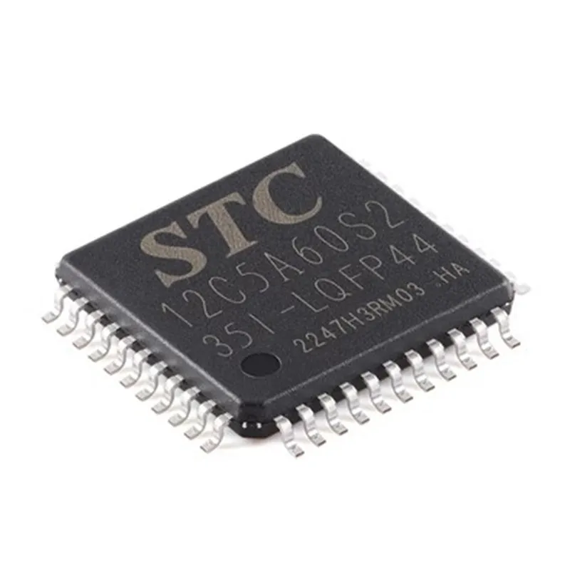 5PCS Original patch STC11F32XE-35I STC12C5A60S2-35I STC12LE5A32S2-35I STC89C58RD+40I microcontroller chip package LQFP44