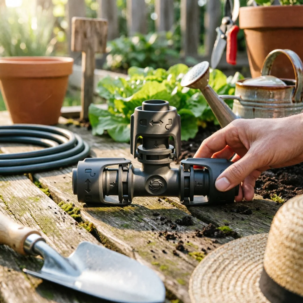 Fine Mist Sprinkler Kit Quick Connect Micro Spray Watering Set Garden Mist Sprinkler Water-Saving for Plant Growers