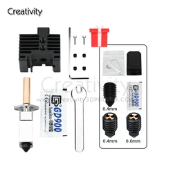 Hotend-Kit para impresora 3D Bambu Lab X1, X1C, Combo P1P, P1PS, 500C, bloque calentador de cobre chapado actualizado, boquilla de acero endurecido