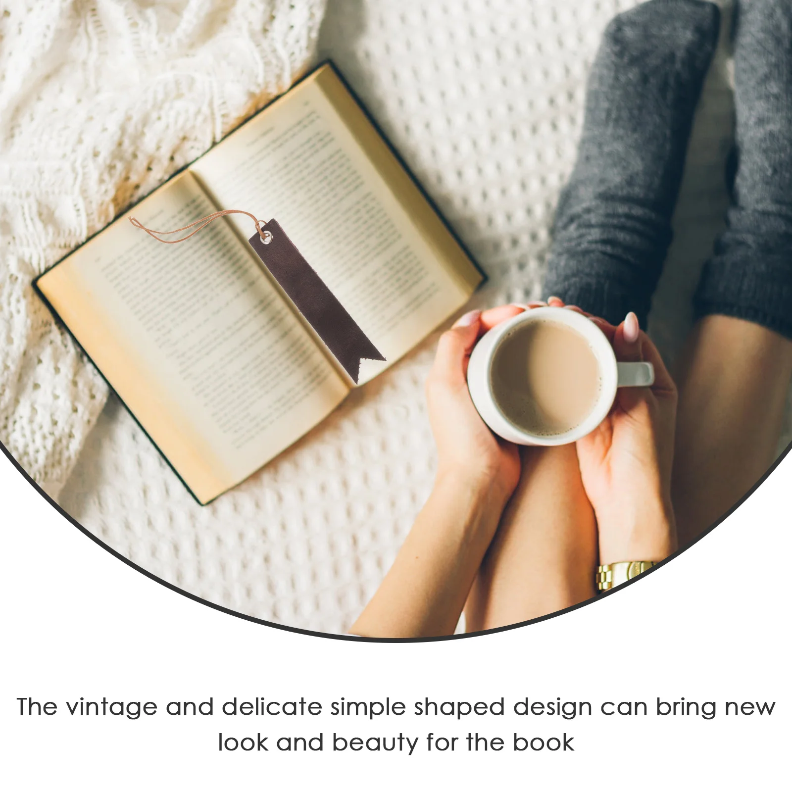 

2 Pcs Bookmark Page Corner Bookmarks Decorative Simple Shaped Read Marker Artificial