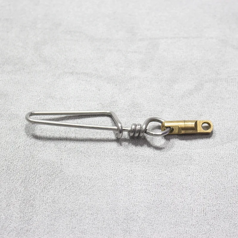 Conector giratorio de pesca con pin de cobre goma y acero inoxidable - imagen 3