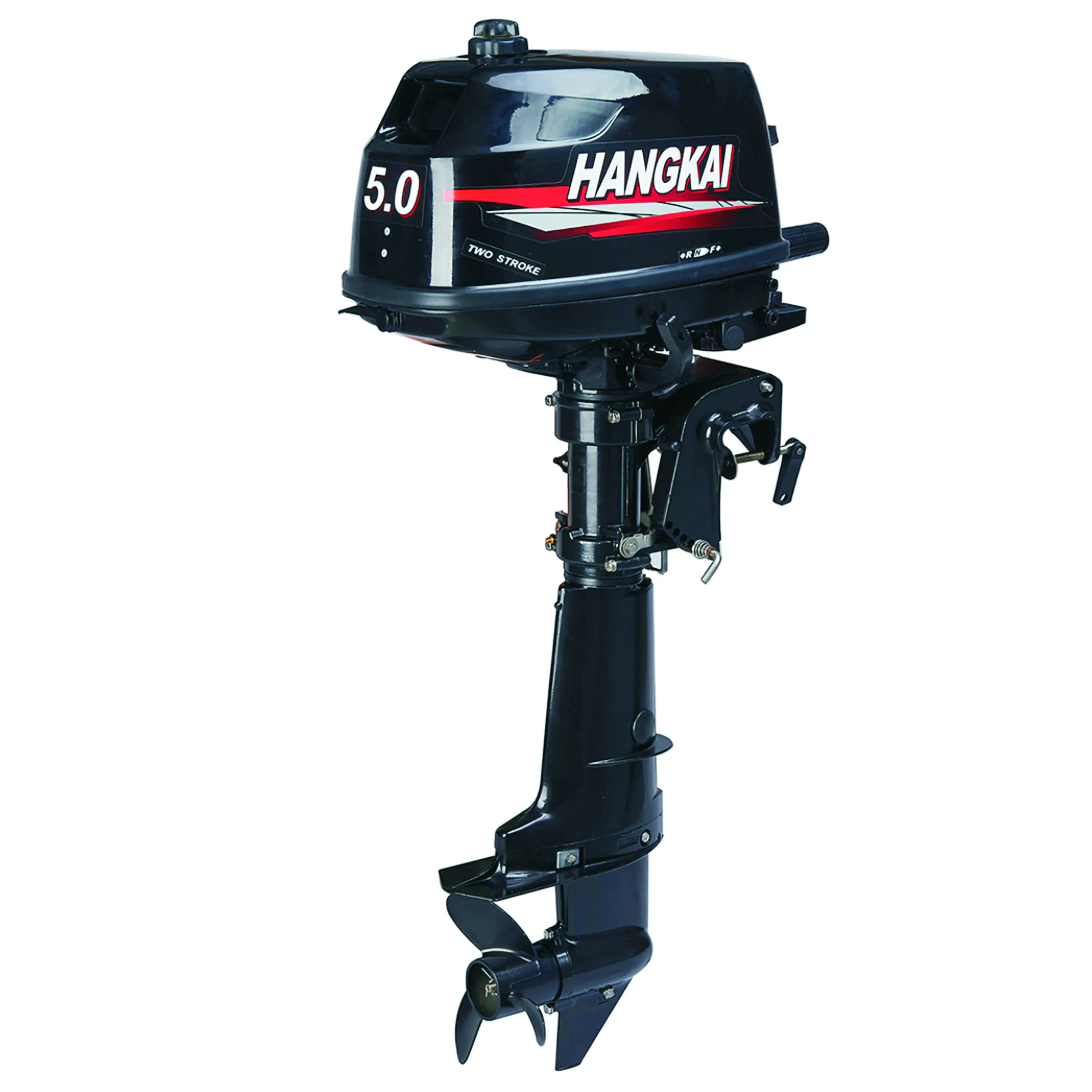 DDP Shipment HAGNKAI Small Boat Engine 2 Stroke 5HP Boat Engines Gasoline Outboard Motor Boat Engine Outboard 5 HP 2stroke