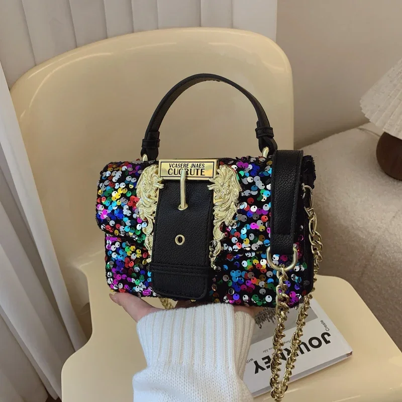 

Classic Elegant Leather Handbags for Women Luxury Brand Crossbody Bag Shoulder Style By Famous Designer Ladies Fashion
