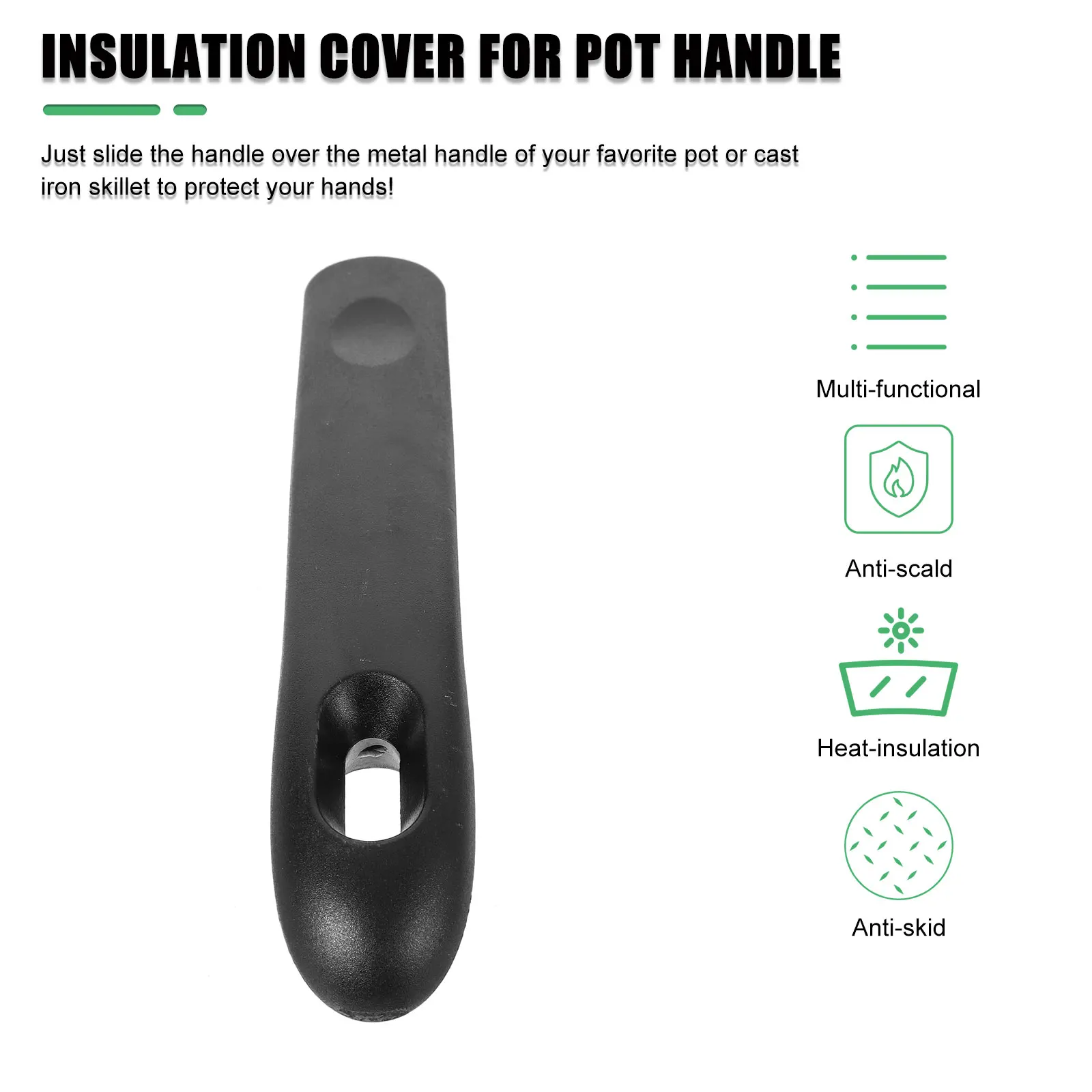 

Anti-Scald Pot Replacement For Frying Pan Saucepan Wok Milk Pot Detachable Cookware Part Cookware Accessories Grip