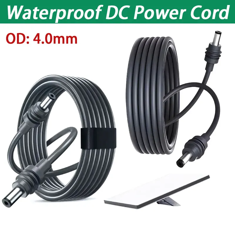 Waterproof DC Power Cord for Starlink Mini Charging Replacement Cable Mini DC to DC Charging Wire for Starlink 5M Outdoo Waterpr