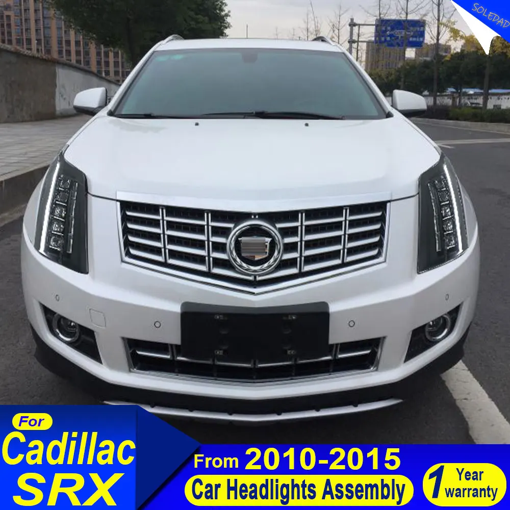 

Car LED Headlamp For Cadillac SRX 2010 2011 2012 2013 2014 2015 Front LED Headlights DRL Turn Signal Light Headlamp Assembly