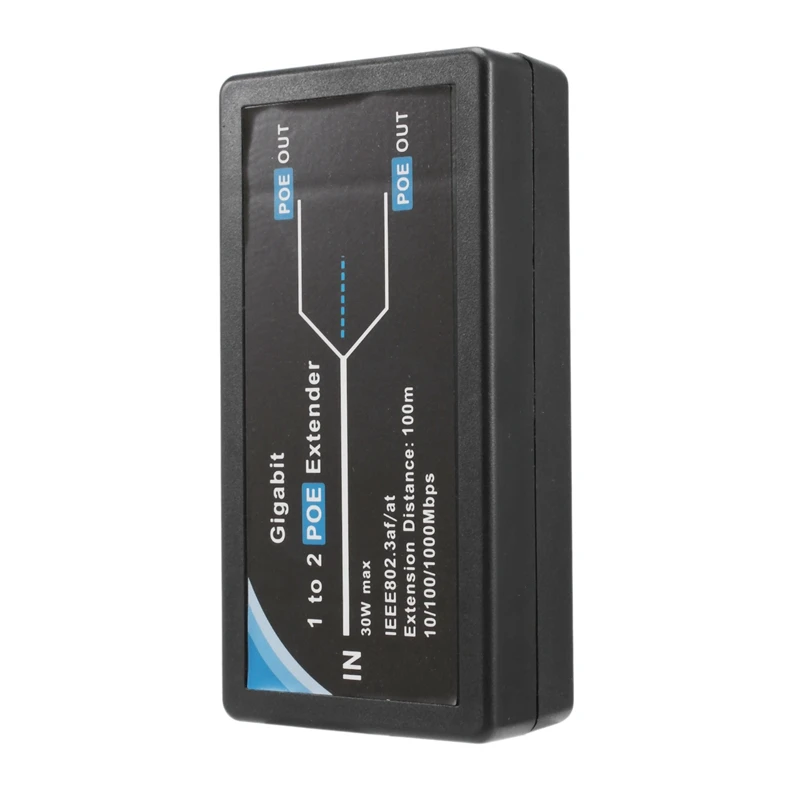 Удлинитель POE гигабитный, 10/100 Мбит/с, 1 шт.
