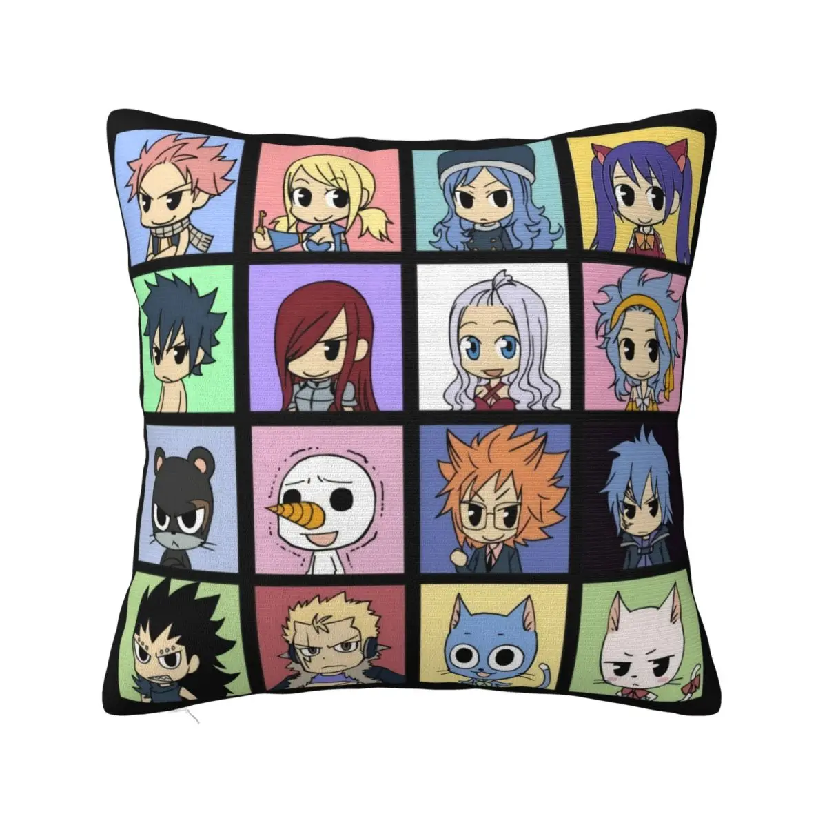 Cartoon Anime Popular Fairy Men Mug Tail Leisure Crew Vest Summer Gift Game Pillow Case