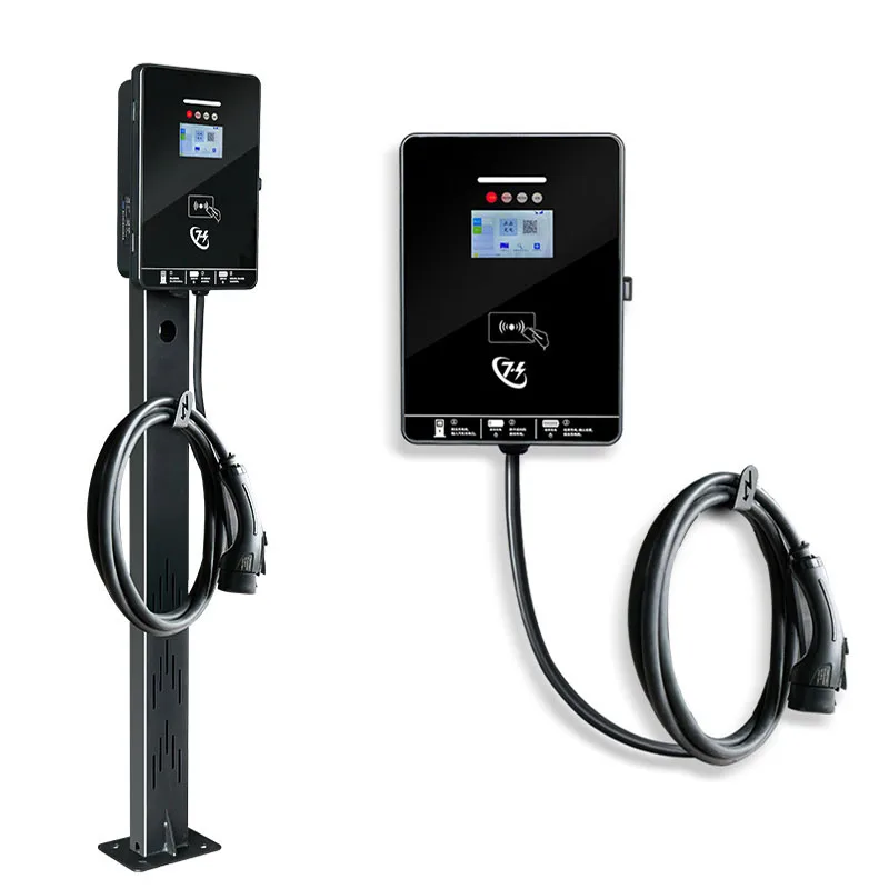 Charging pile new energy electric vehicle intelligent 7kw gun  and commercial pillar pole AC 32A  Universal vehicle