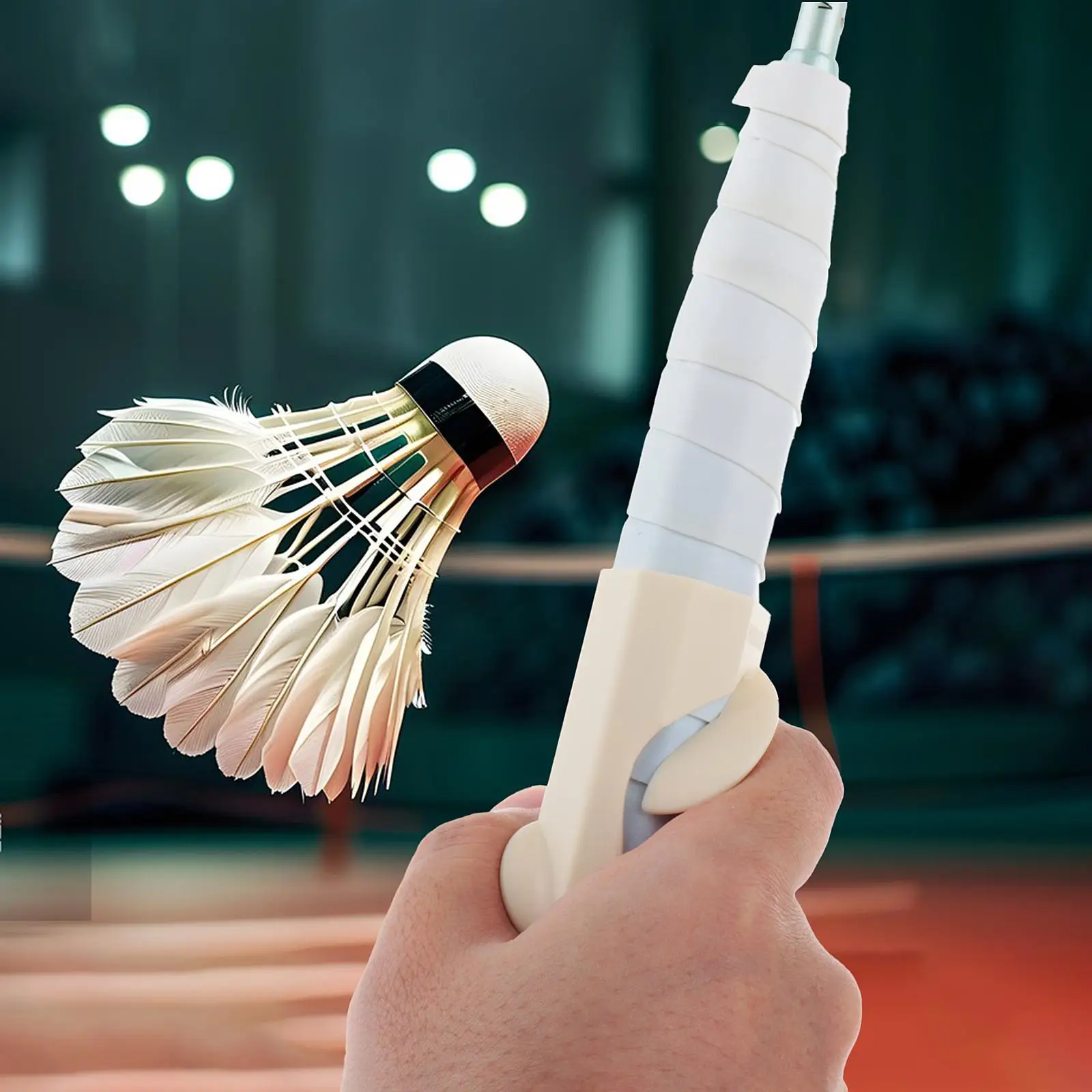 

Badminton Grip Supplies Training Equipment Lightweight Easy to Install Ergonomic Racket Grip for Badminton Outdoor