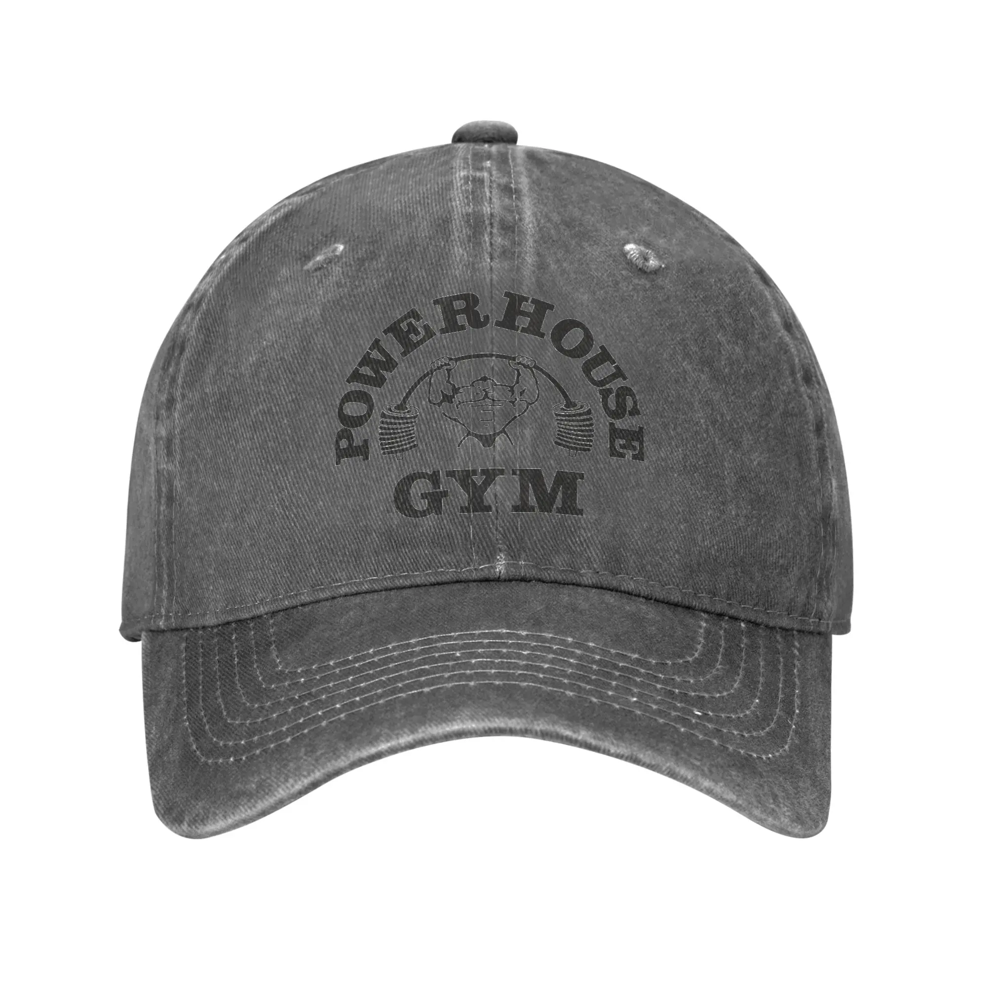 bone-de-beisebol-personalizado-powerhouse-gym-para-homens-e-mulheres-ajustavel-para-fitness-e-musculacao-estilo-dad-hat-streetwear