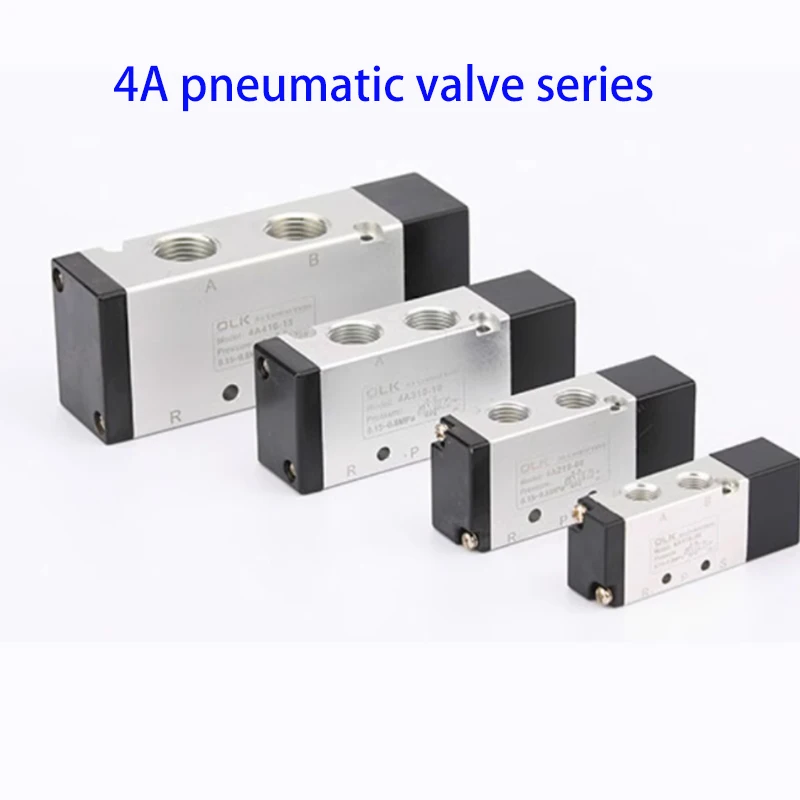 4A Series Pneumatic Control Valve Two Position Five Ventilation Directional Valve 4A220-08 210-06 320-10 4A420-15 for Industrial