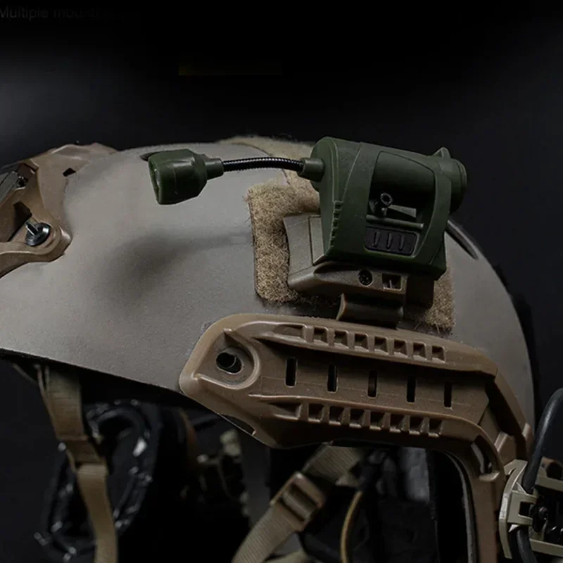 MPLS CHARGE Hunting Helmet Flashlight 3 Modes LED Tactical Helmet Head Light Energy Saving Outdoor Headlamp