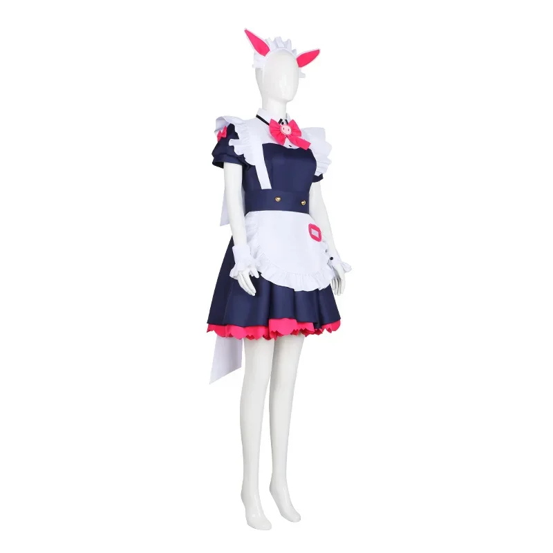 Anime Cosplay Mannen Ranko Maid's Cafe Costume