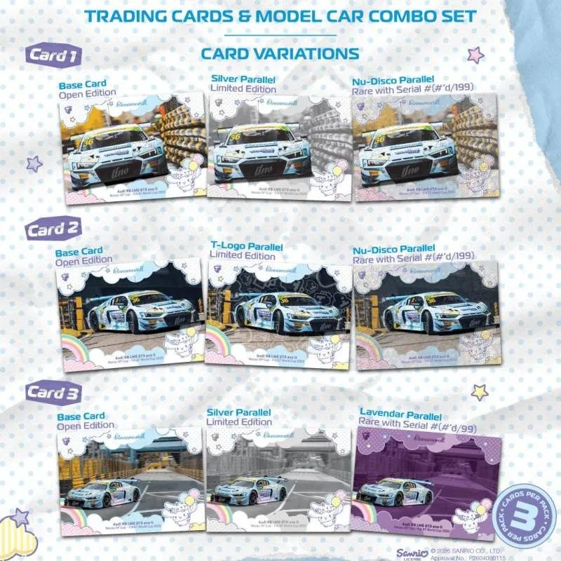 TW 1:64 R8 LMS GT3 EVO II Macau Die Casting Alloy Car Model Desktop Ornament Collection Souvenir.