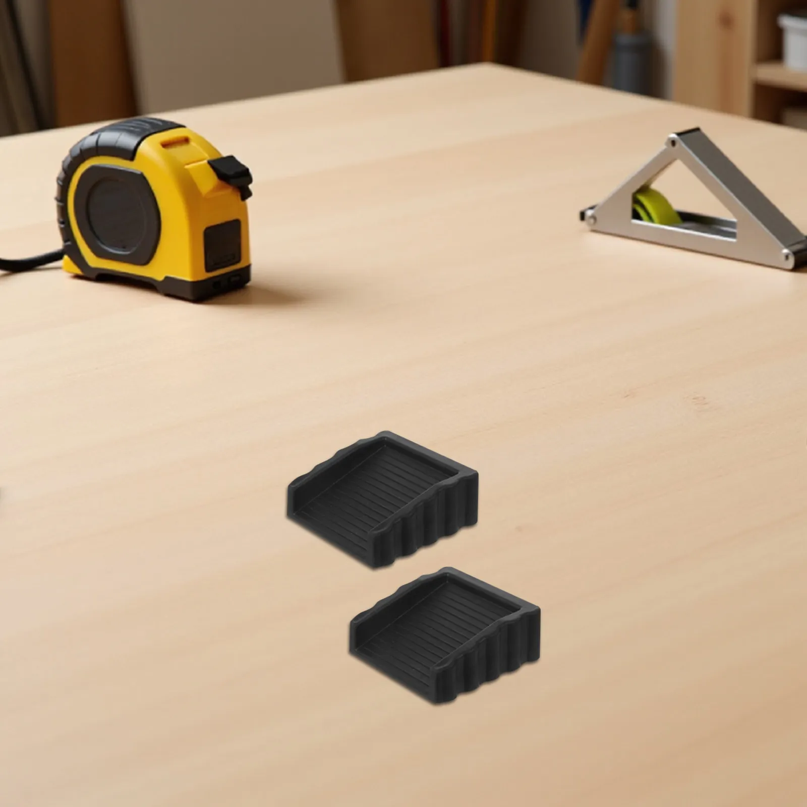 

12 шт. ветрозащитных клиновидных ограничителей для дверей, черные, усиленные напольные стопоры для дверей для дома, офиса, спальни, предотвращающие столкновения и снижающие шум