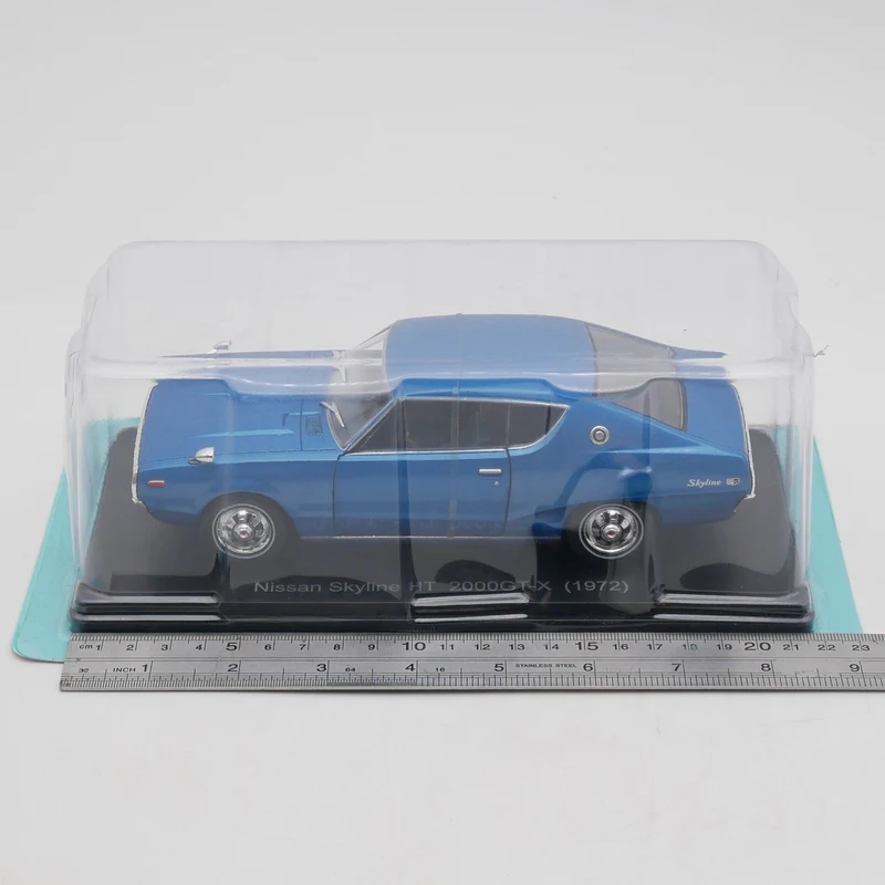 

Diecast Ixo 1:24 Scale Nissan Skyline HT 2000GT-X 1972 Alloy Car Model Collectible Toy Gift Souvenir Display Ornament