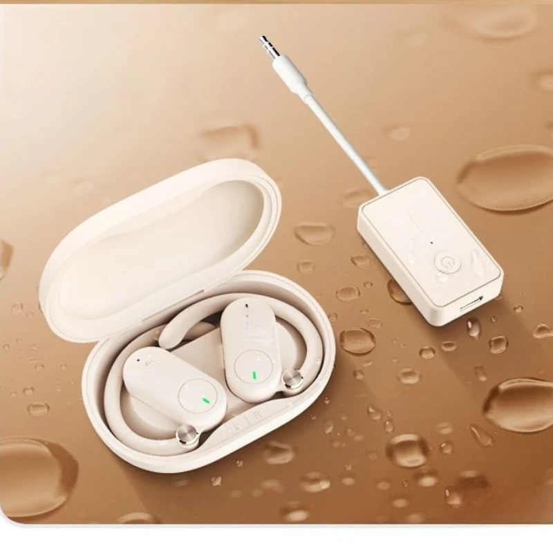 

Wireless monitoring live broadcast sound card special earphone hanging ear non-in-ear device live streaming host earphone