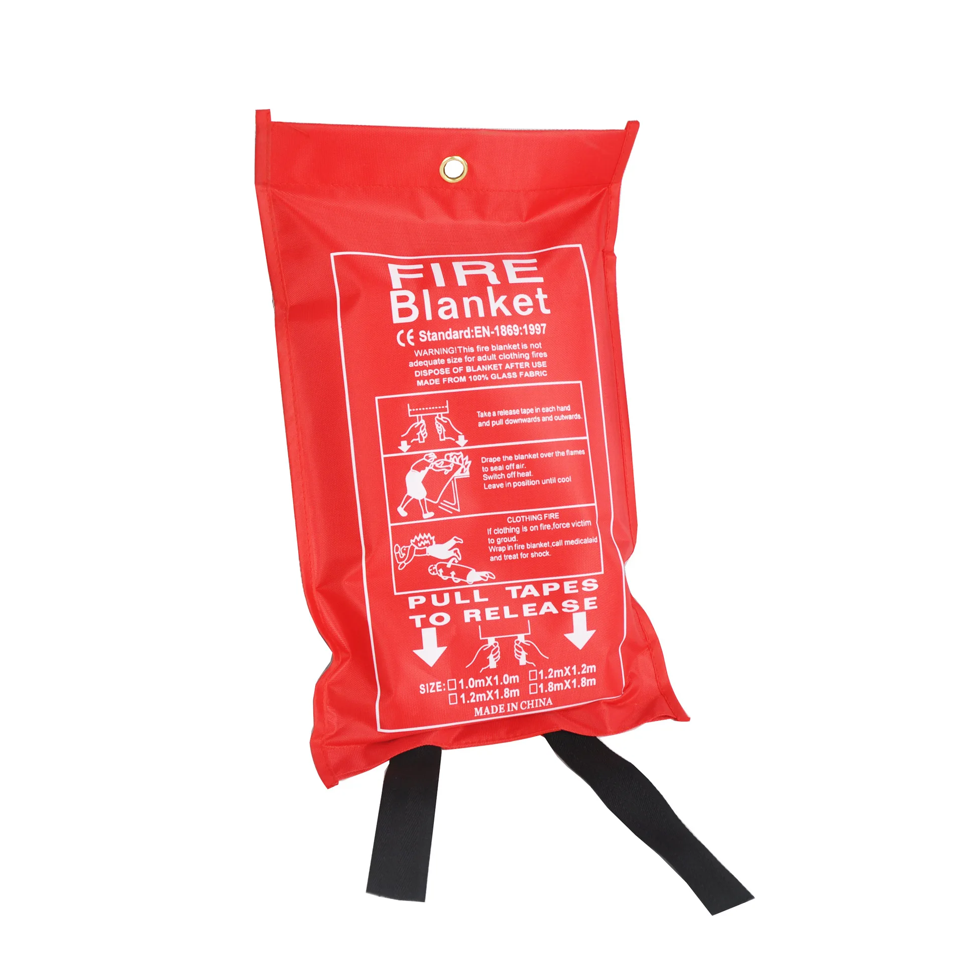 Emergency Fire Blanket: Survival Shelter and Safety Cover for Tent, Boat, Kitchen and Firefighting Extinguisher Aid