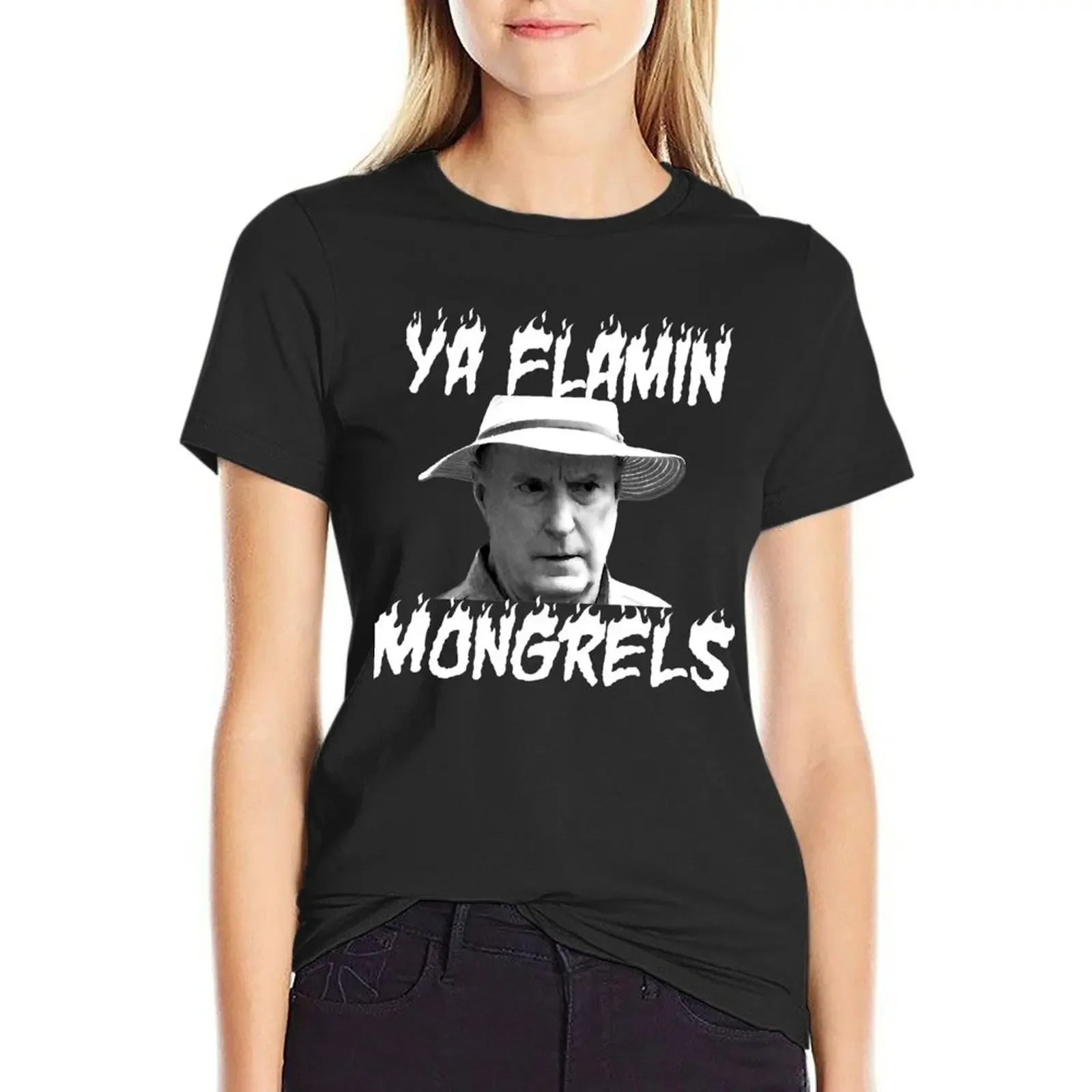 

Футболка Alf Stewart Flamin Mongrels, забавная блузка, новое издание, западные футболки для женщин