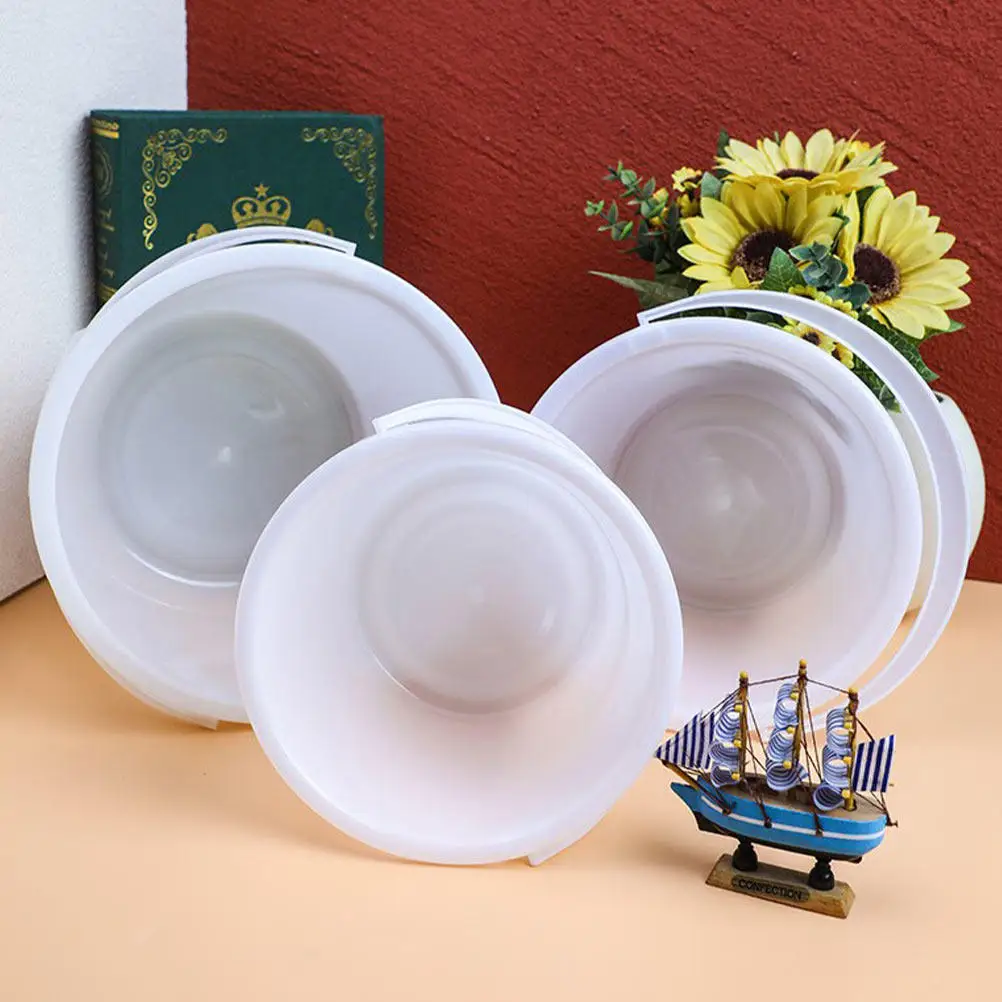 6Pcs Heavy Duty Round Paint Buckets for Art Workshop Pigment Storage Color Mixing Brush Washing Portable