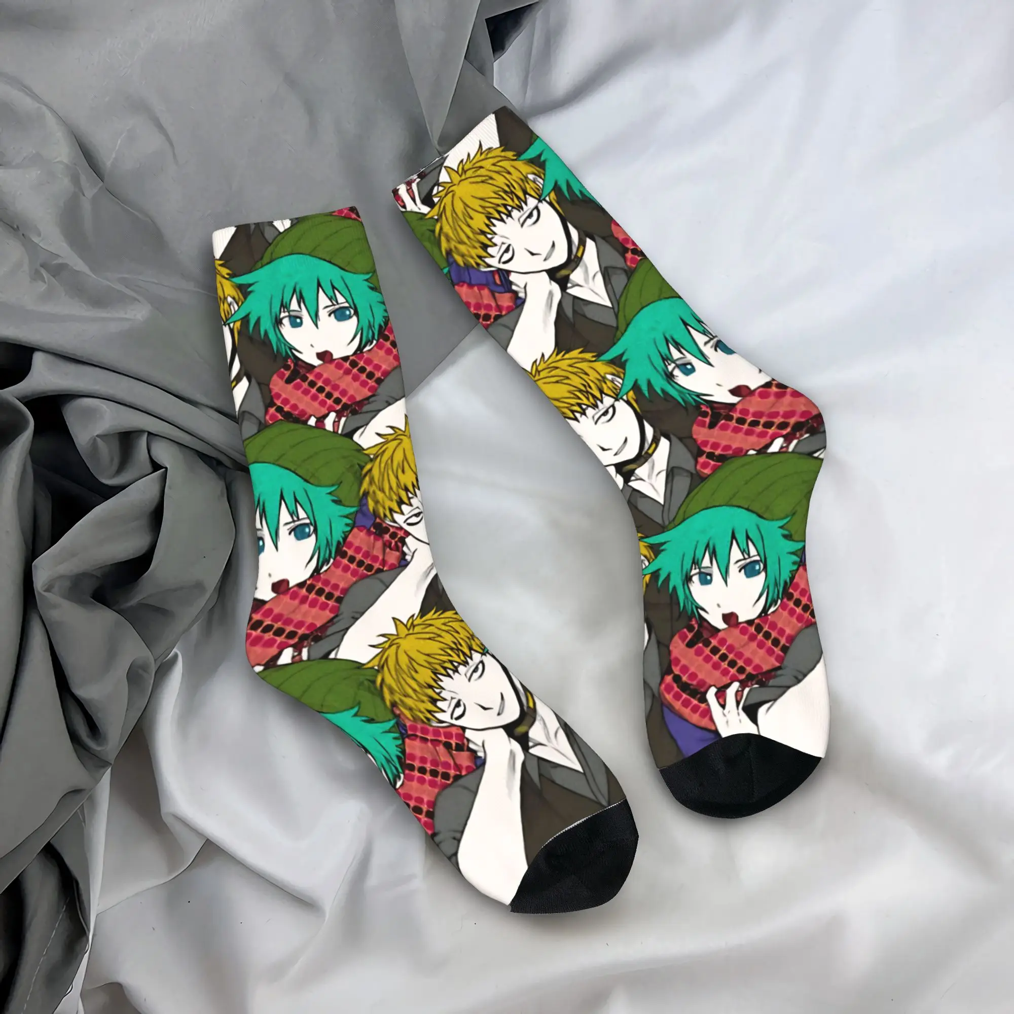 Shin tsukimikeiji shinoji meias moda meias masculinas quentes e macias esportes ao ar livre meias design de inverno meias antibacterianas