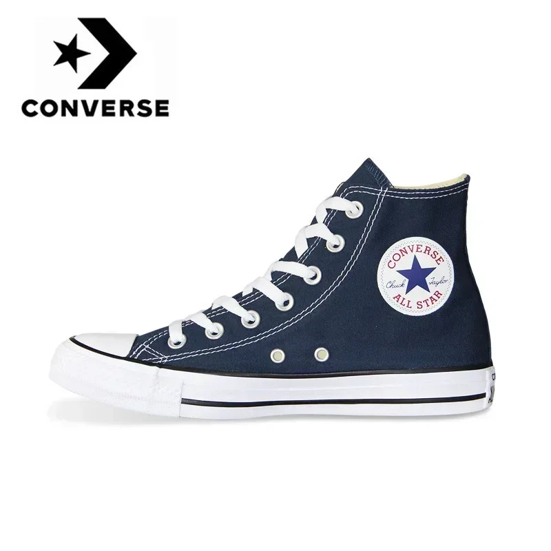 Converse Men Women Casual Shoes Authentic High shoes man and women classic sneakers Durable White Flat Canvas Shoes