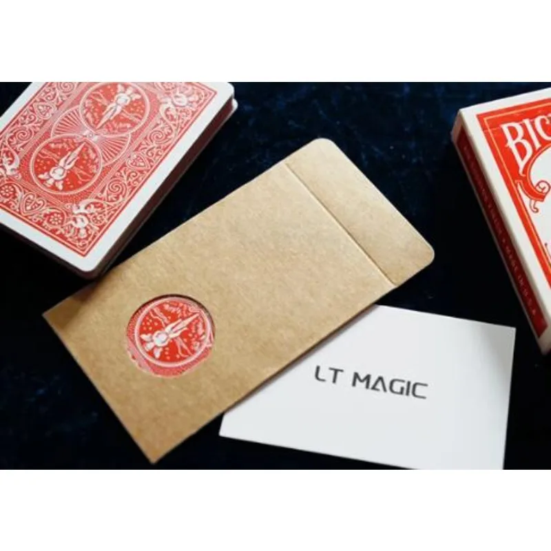 

Wormhole Envelope By LT Magic Card Magic and Trick Decks Beginner Magician Close Up Performer Magia Props Illusions Street Funny