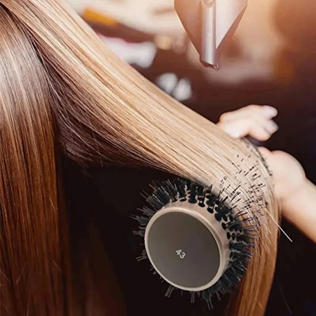 Curling Comb Professional Anti Static Hair Combs ทนอุณหภูมิสูงอลูมิเนียมหลอดเซรามิคหวี Salon เครื่องมือ