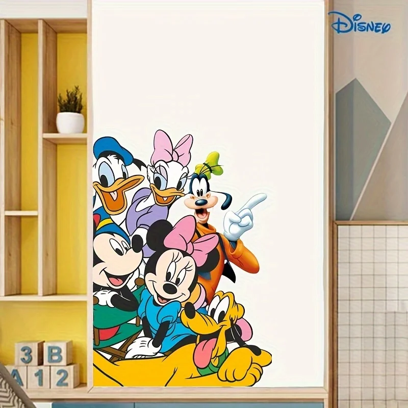 1 ملصق حائط لطيف ميكي وميني والأصدقاء من ديزني، مقاوم للماء وذاتي اللصق، مناسب للديكور الداخلي، اختيار هدية مثالي لأعياد الميلاد للأصدقاء والعائلة #2