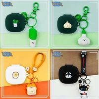 for Anker Soundcore Liberty 4 / Liberty 3 Pro / Air 2 Pro Case Earphone Silicone Bear Earbuds Soft Protective Headphone Cover