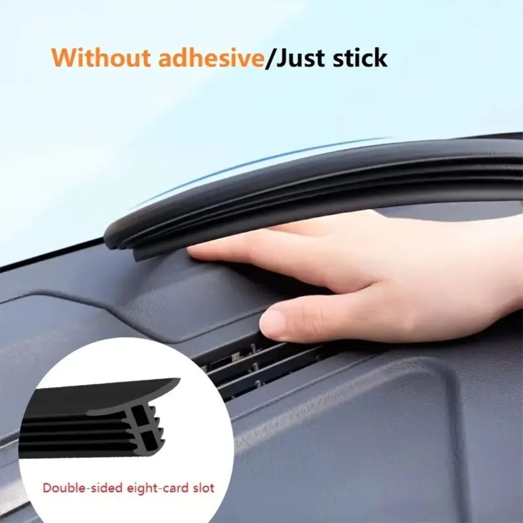 1.6 M Auto Dashboard Sealing Strip Noise Sound Insulation Rubber Strips Universal for Weatherstrip Auto Accessories Car Interior