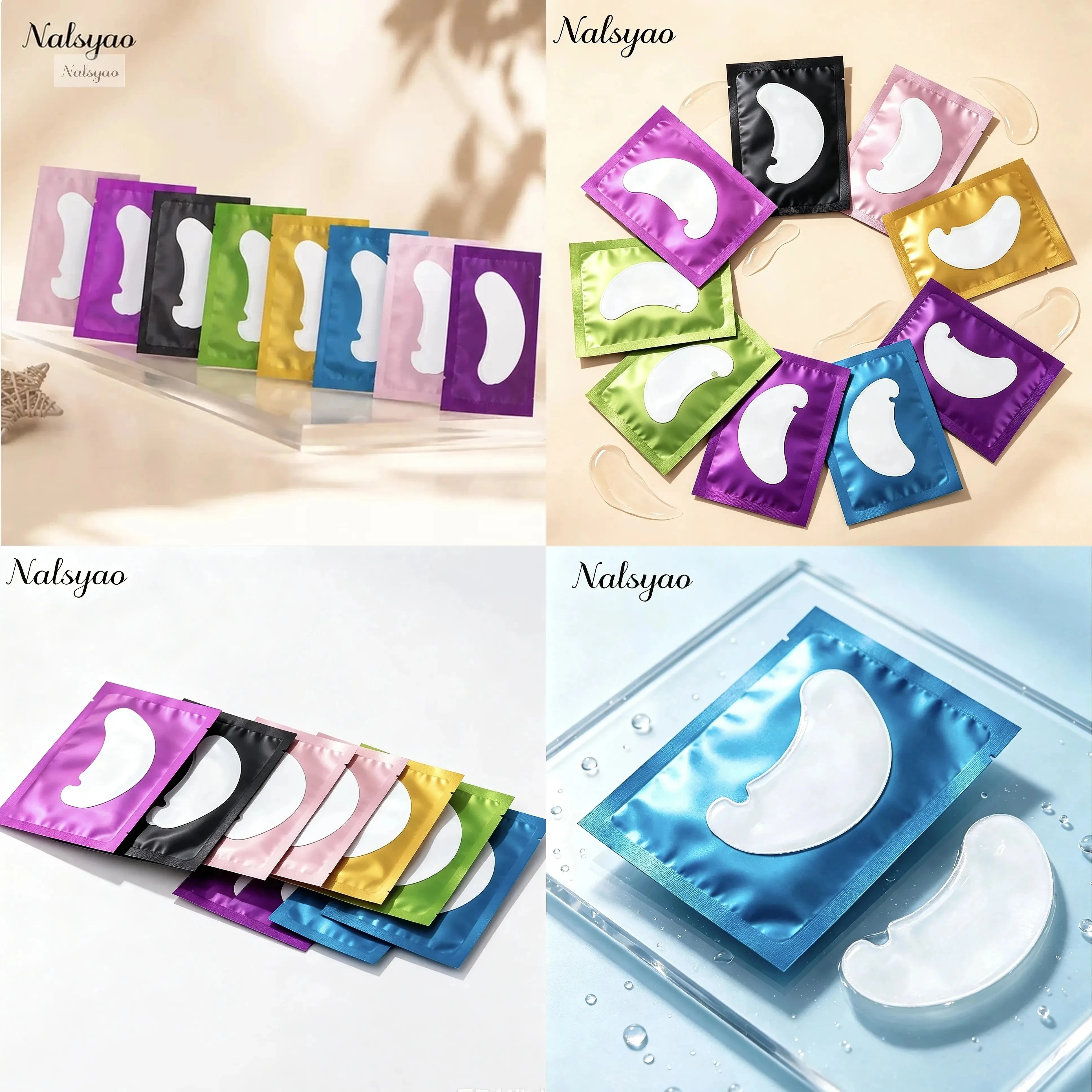50Pairs Under Eye Patches Hydrogel Eye Pad Isolation Sticker Gasket for Eyelash Extension Makeup Tools