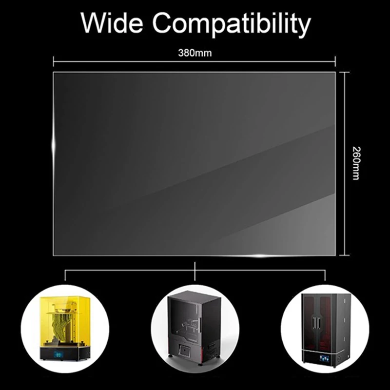 3PCS NFEP(FEP 2.0)Films For Photon M3 Max, M3 Premium, Elegoo Jupiter(6K), Saturn 2 Resin Printers,380X260X0.15Mm Easy Install