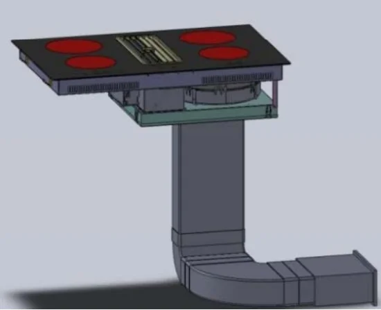 Встроенная закаленная стеклянная бленда для нижнего диапазона с 4 фотографиями